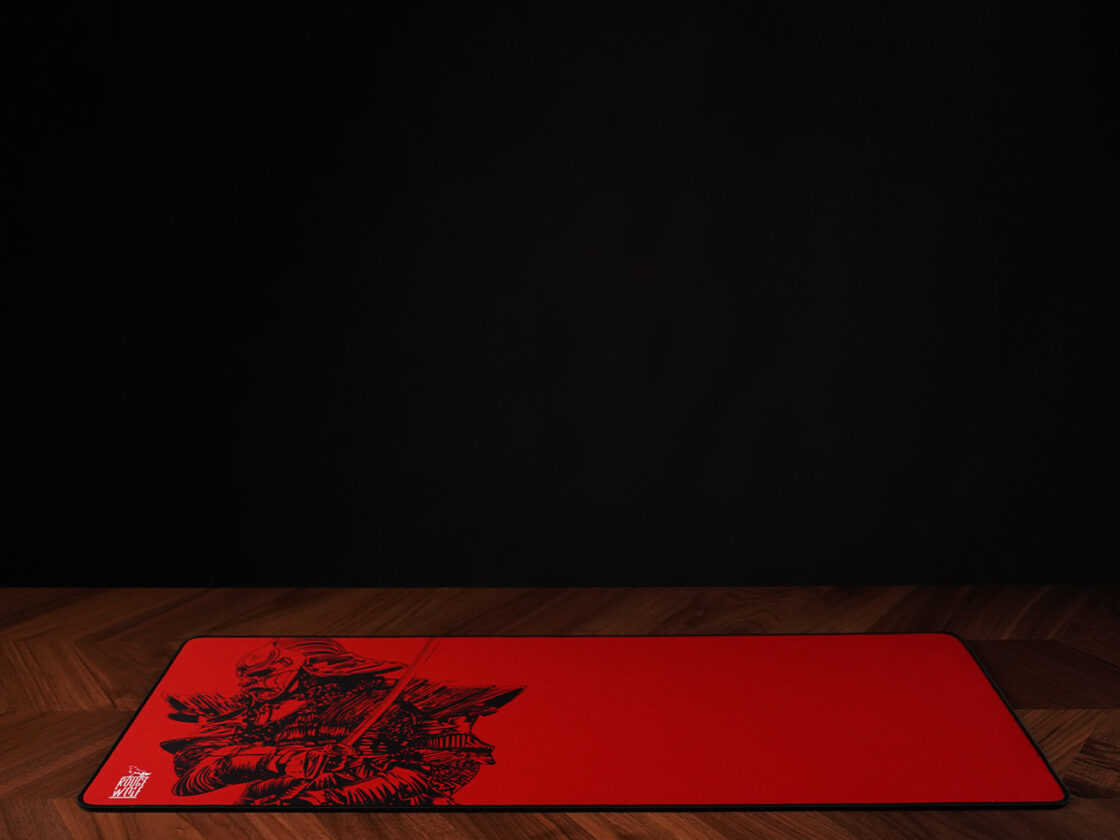 Mouse Mat - Samurai Red